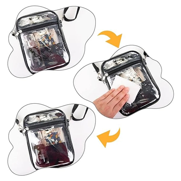 Stadium Concerts Clear Plastic Purses Shoulder Crossbody Bag