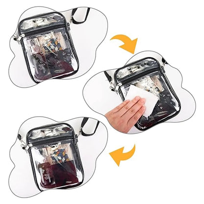 Stadium Concerts Clear Plastic Purses Shoulder Crossbody Bag