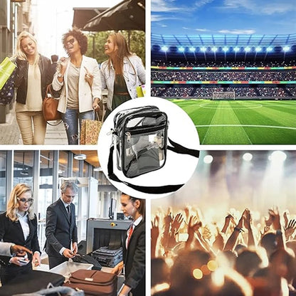 Stadium Concerts Clear Plastic Purses Shoulder Crossbody Bag