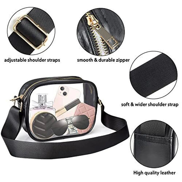 Custom Concerts Sports Events Festivals Clear Crossbody Bag