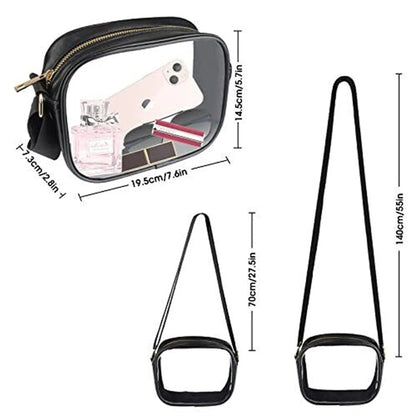 Custom Concerts Sports Events Festivals Clear Crossbody Bag