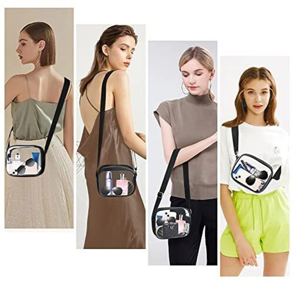 Custom Concerts Sports Events Festivals Clear Crossbody Bag