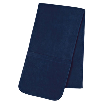 Embroidered Custom Fleece Scarves Shawls With Pockets