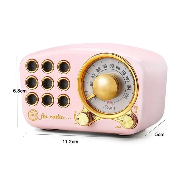 Multifunctional Retro Bluetooth Speaker