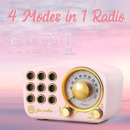 Multifunctional Retro Bluetooth Speaker