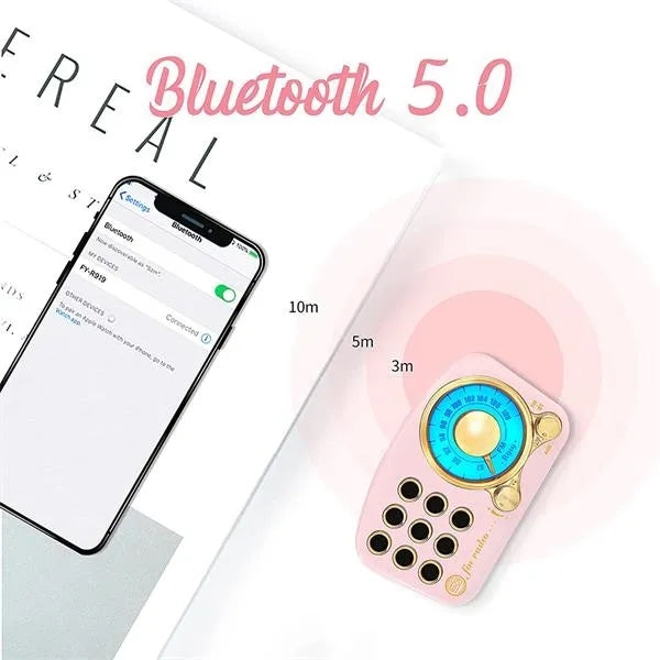 Multifunctional Retro Bluetooth Speaker