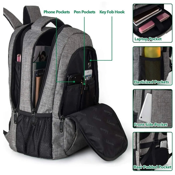 Business Commuting Multifunctional Computer Travel Backpack