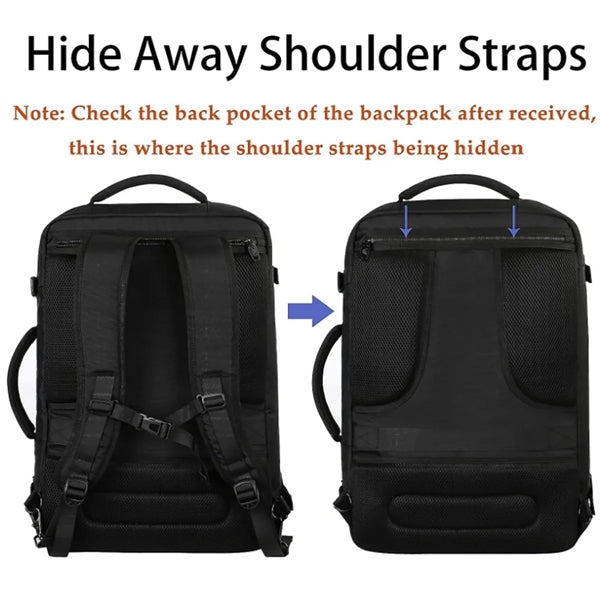 Extra Large Travel Backpack Expandable Airplane Approved Bag
