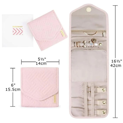 Travel Jewelry Organizer Case Foldable Roll