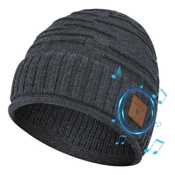 Wireless Bluetooth Headset Knitted Winter Warmth Hat