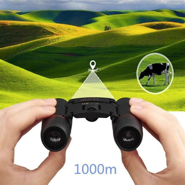 Outdoor Low-Light Night Vision Red Film 30x60 Binoculars