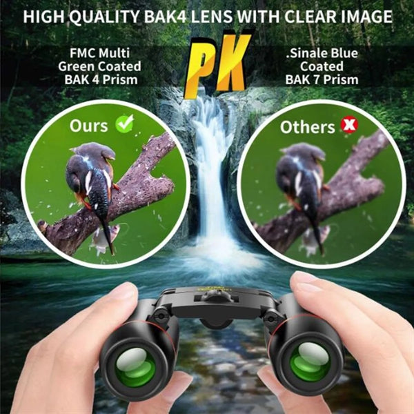 Outdoor Low-Light Night Vision Red Film 30x60 Binoculars