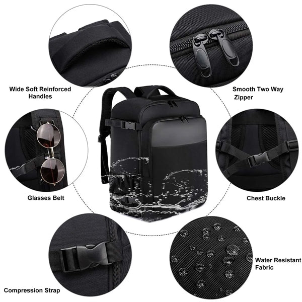20l Large Capacity Premium Waterproof Backpack With USB Port