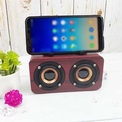 Vintage Bluetooth Speaker 360 Degree Wooden Music Player