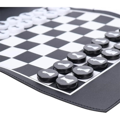 Folding Portable Travel Camping Board Games Chess Checkers