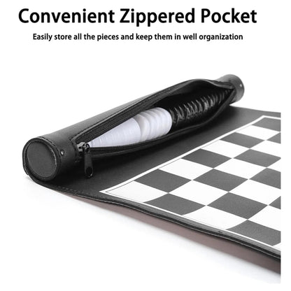 Folding Portable Travel Camping Board Games Chess Checkers