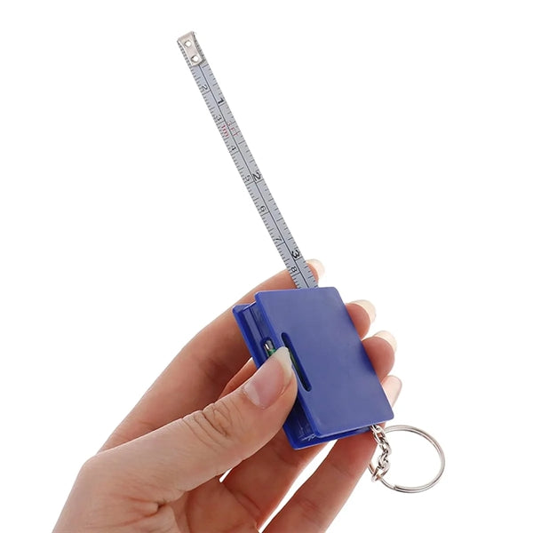 1meter Measuring Steel Tape With Bubble Level Keychain