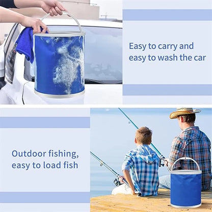 Outdoor Collapsible Camping Fishing Car Washing Bucket