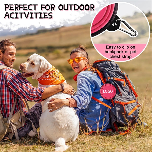 12oz Collapsible Dog Bowls for Travel