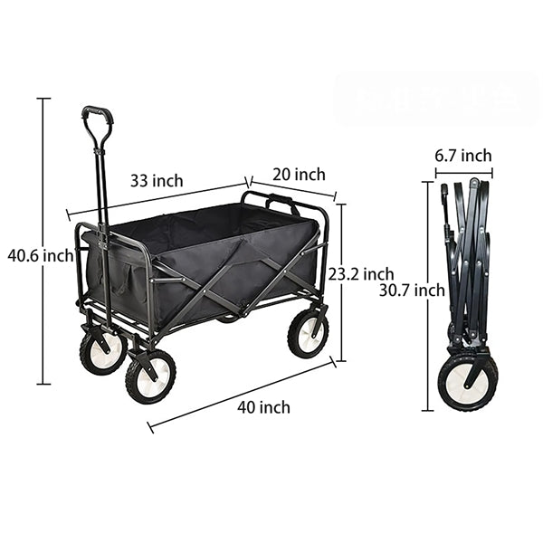 Collapsible Folding Outdoor Utility Wagon
