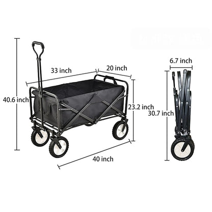 Collapsible Folding Outdoor Utility Wagon