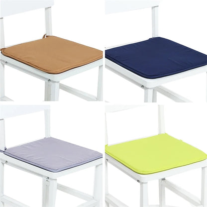 Non Slip Square Seat Covers Chair Mat Cushion Pads with Ties