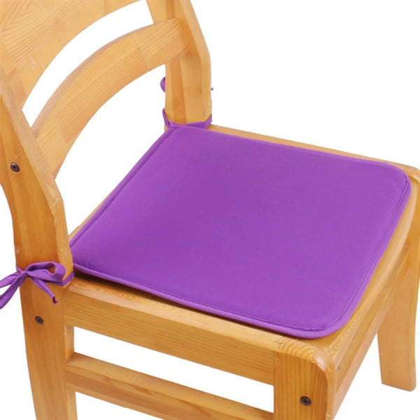 Non Slip Square Seat Covers Chair Mat Cushion Pads with Ties