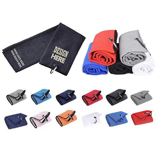 Golf Towel With Carabiner