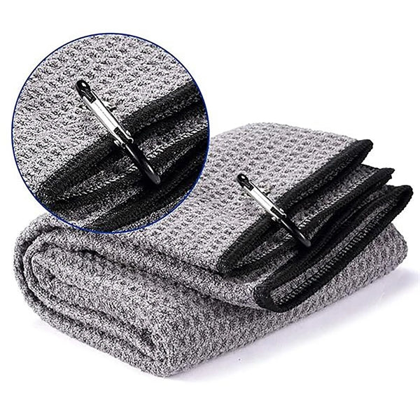 Golf Towel With Carabiner