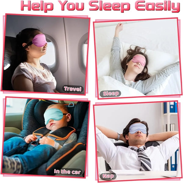 Adjustable Strap Lightweight Silk Eye Mask