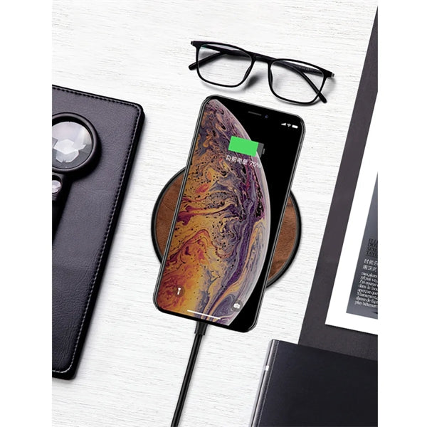 15W Fast Solid Wooden Wireless Inductive Charger Station