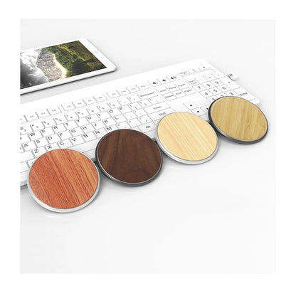 15W Fast Solid Wooden Wireless Inductive Charger Station