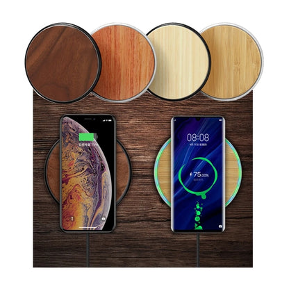 15W Fast Solid Wooden Wireless Inductive Charger Station