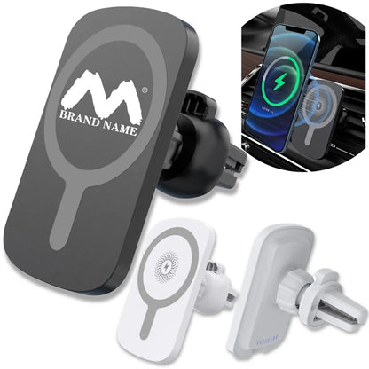 15W Portable Car MagSafe Wireless Fast Charger Phone Holder