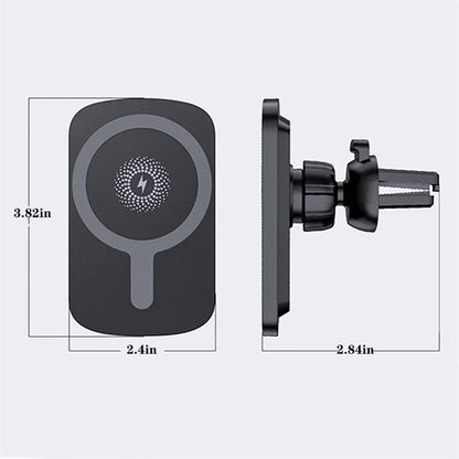 15W Portable Car MagSafe Wireless Fast Charger Phone Holder