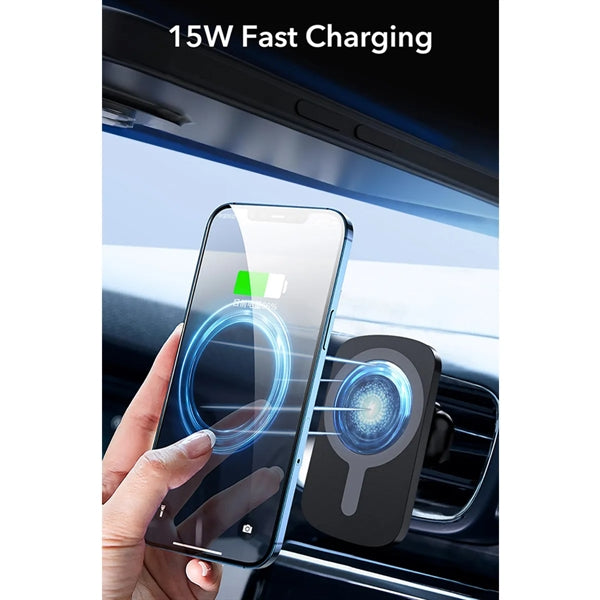 15W Portable Car MagSafe Wireless Fast Charger Phone Holder
