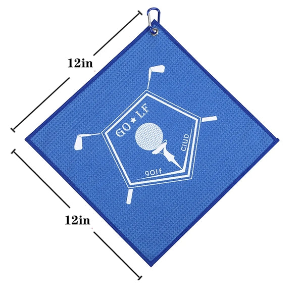 Microfiber Soft Waffle Pattern Bsorbent Durable Golf Towel