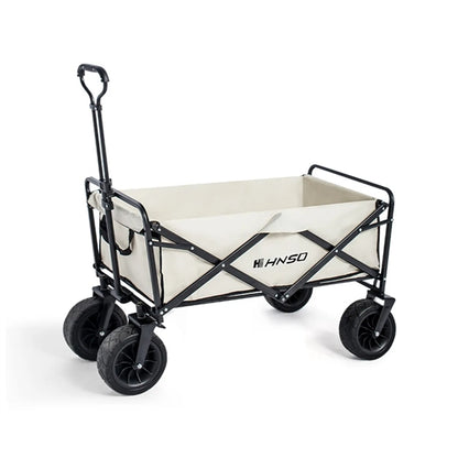 Collapsible Outdoor Folding Utility Cart Wagon with Wheels
