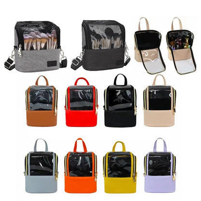 Large Waterproof Portable Travel Makeup Bag With Divider