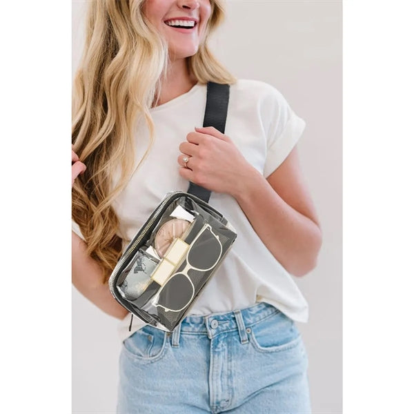 Stadium Approved Unisex Clear Fanny Pack Crossbody Bags