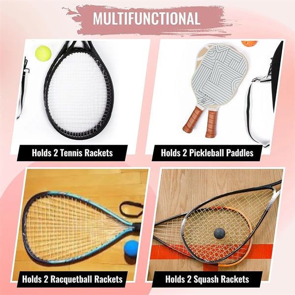 Large Durable Waterproof Pickleball/Tennis Bag