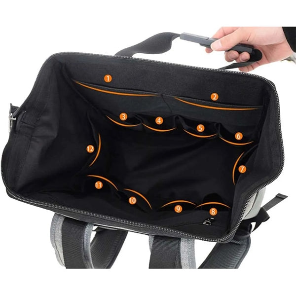 Padded Back Support Heavy Duty Tool Kit Carrier Storage Bag