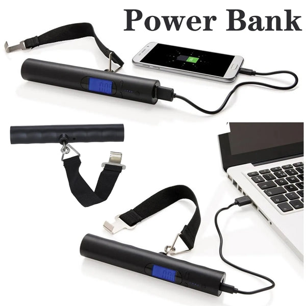 2 In 1 Portable Digital Travel Luggage Scale With Power Bank