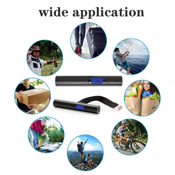 2 In 1 Portable Digital Travel Luggage Scale With Power Bank