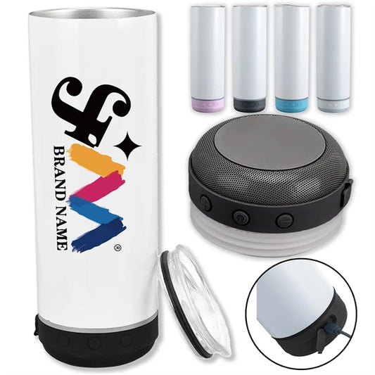 20oz Vacuum Insulated Tumbler Cup With Wireless Speaker