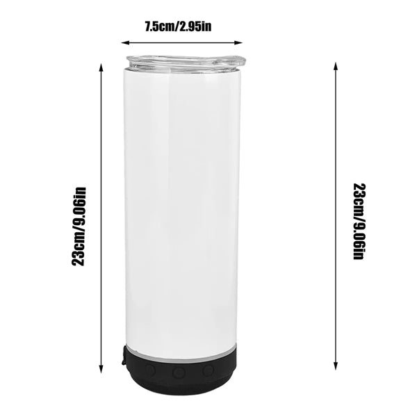 20oz Vacuum Insulated Tumbler Cup With Wireless Speaker