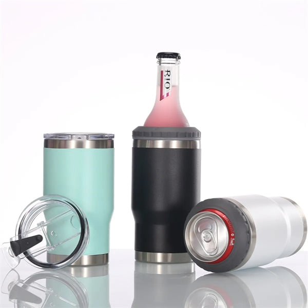 5 In 1 Slim Insulated Cooler For Skinny Can Beer Bottle