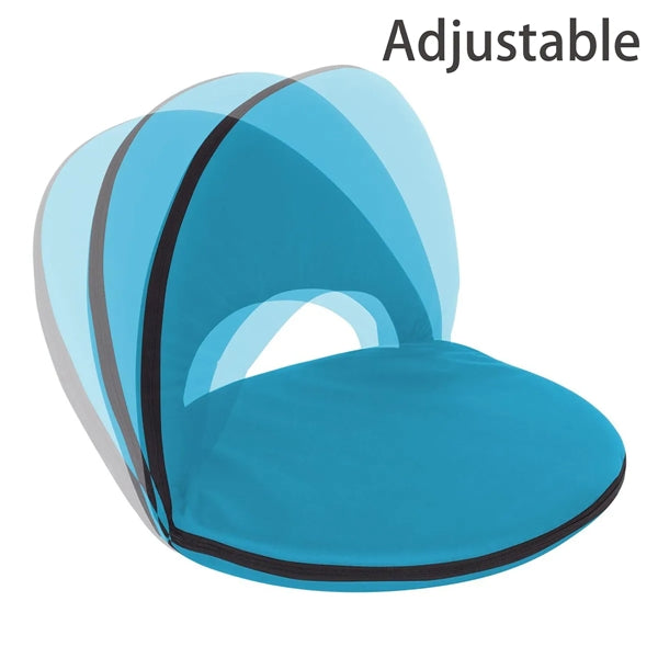 Portable Multi-Fold Padded Floor Chair With Back Support