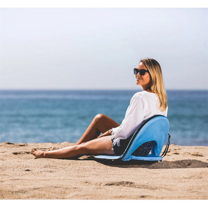 Portable Multi-Fold Padded Floor Chair With Back Support