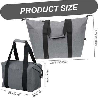 26 L Large Folding Waterproof Insulated Camping Lunch Bag